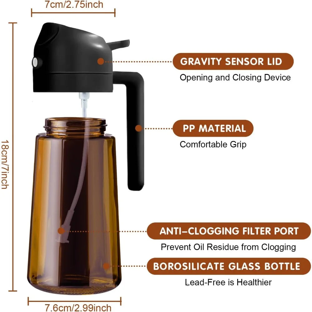 DualFlow™ Oil Sprayer Bottle