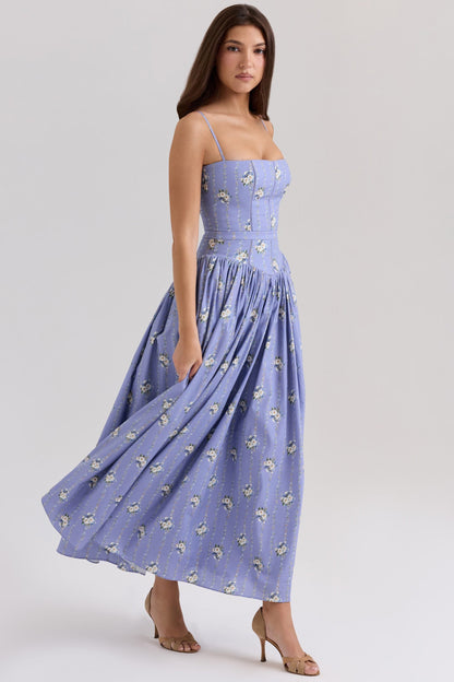 CorsetShape™ Floral Midi Dress