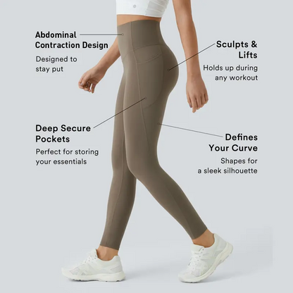 High Waist Pocket Shaper Leggings