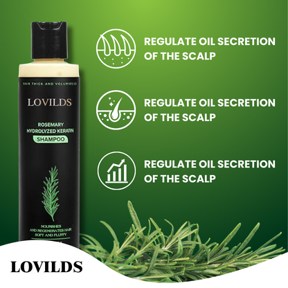Rosemary Keratin Shampoo (80% OFF Today!)
