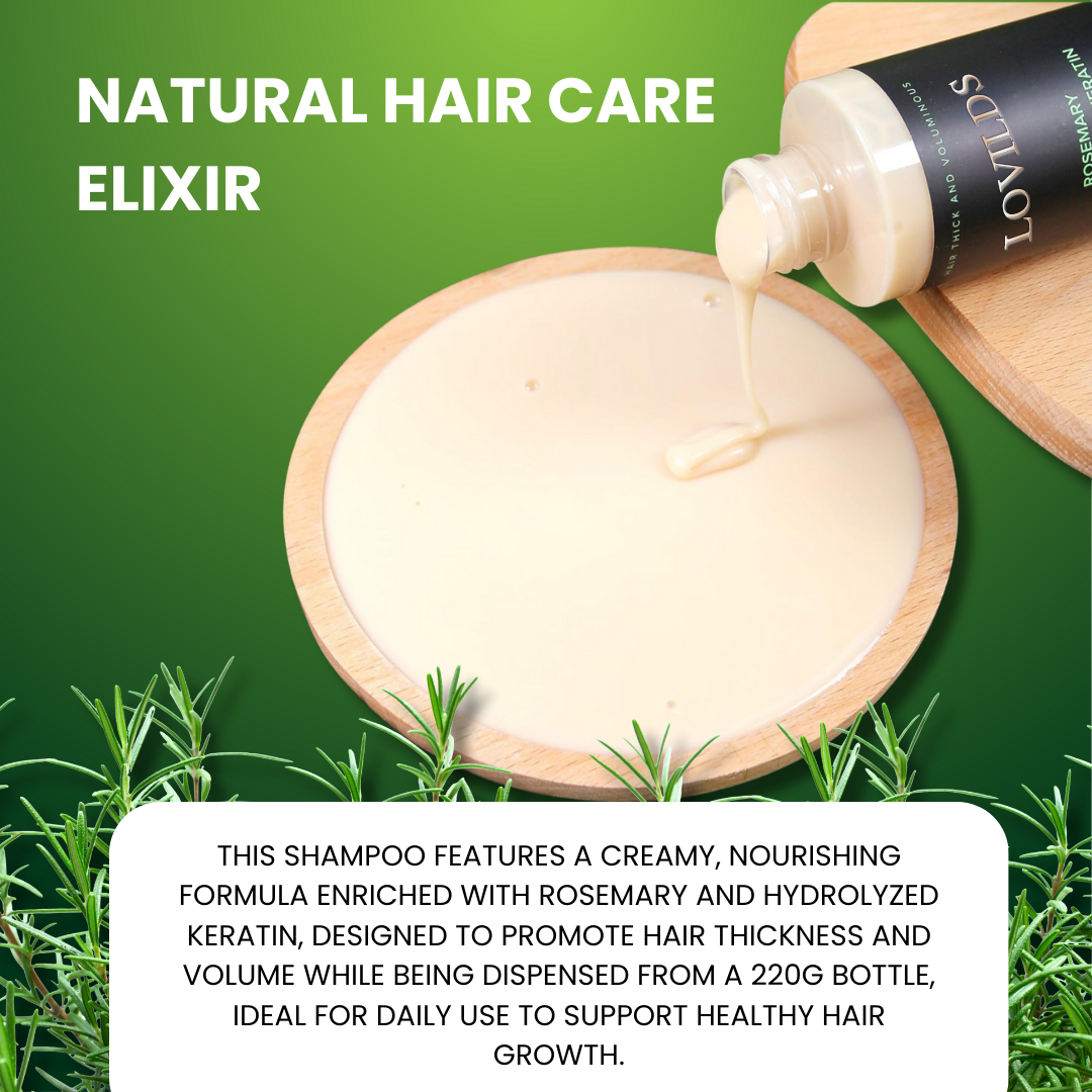 Rosemary Keratin Shampoo (80% OFF Today!)