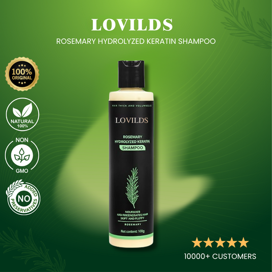 Rosemary Keratin Shampoo (80% OFF Today!)