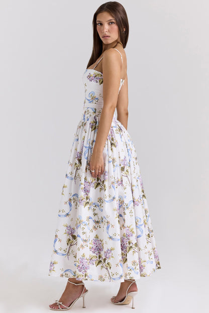 CorsetShape™ Floral Midi Dress