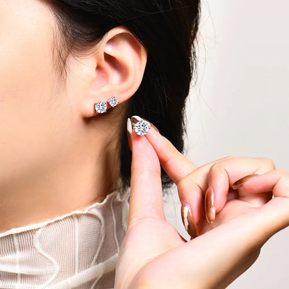 IcePass™ Diamond Stud Earrings