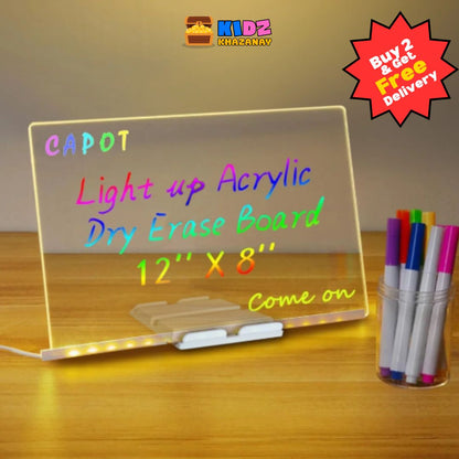 MagicGlow LED Drawing Board for Kids