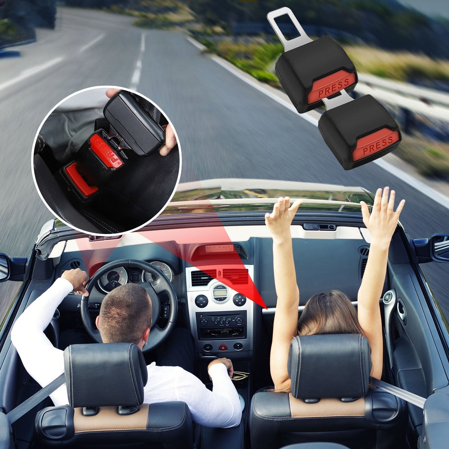 The Seatbelt Clip Extender