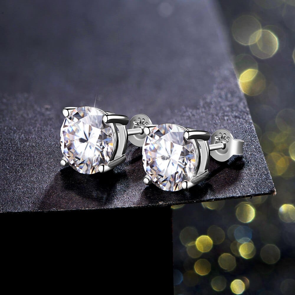IcePass™ Diamond Stud Earrings