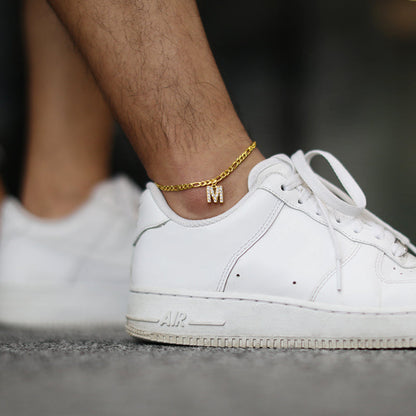 Eterna Initial Anklet