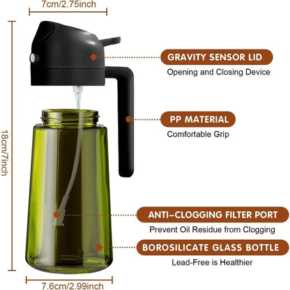 DualFlow™ Oil Sprayer Bottle