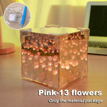 3D Cloud Tulip LED Night Lamp