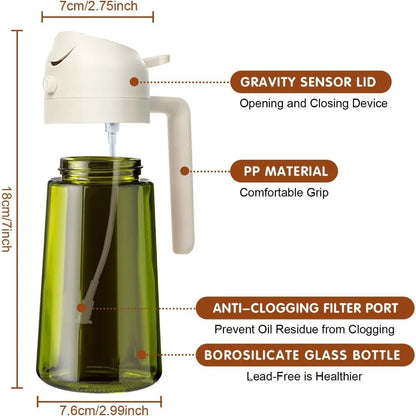 DualFlow™ Oil Sprayer Bottle