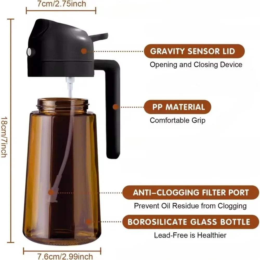 DualFlow™ Oil Sprayer Bottle