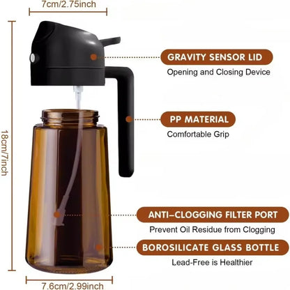 DualFlow™ Oil Sprayer Bottle