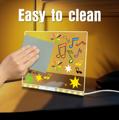 MagicGlow LED Drawing Board for Kids