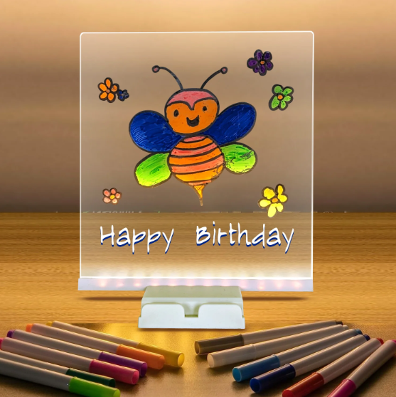 MagicGlow LED Drawing Board for Kids