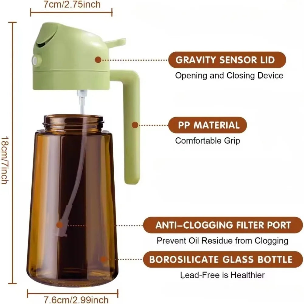 DualFlow™ Oil Sprayer Bottle