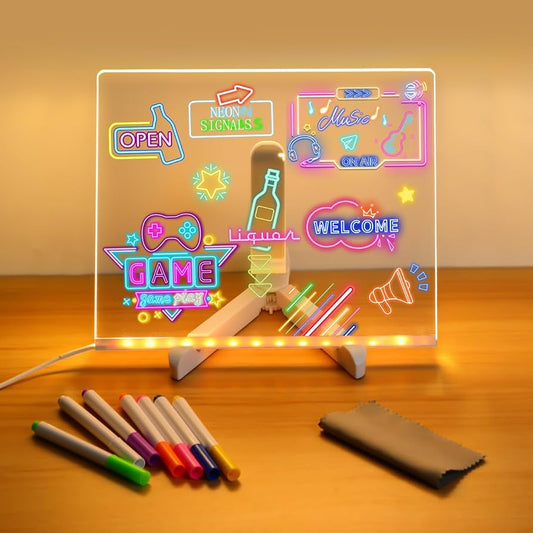 MagicGlow LED Drawing Board for Kids